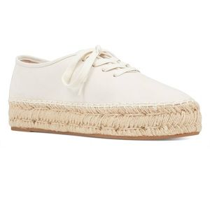 Nine West leather espadrilles size 9 never worn.